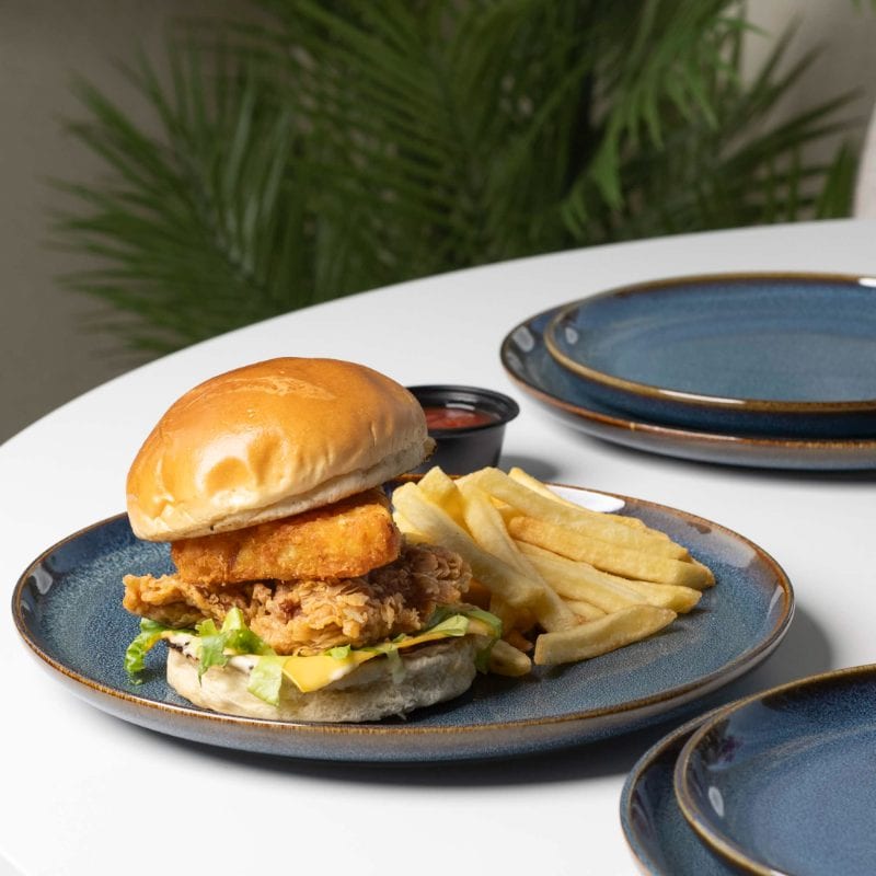 Hash Crunch Burger